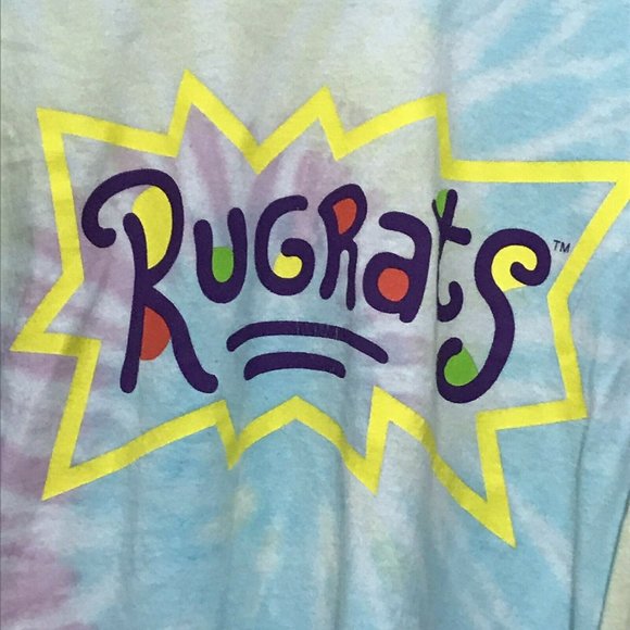 Nickelodeon Rugrats Tie Dye Tee Long Sleeve Medium - Picture 4 of 5